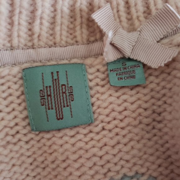 Ballet Pink Anthropologie Cardigan Candy Detail - Picture 6 of 6